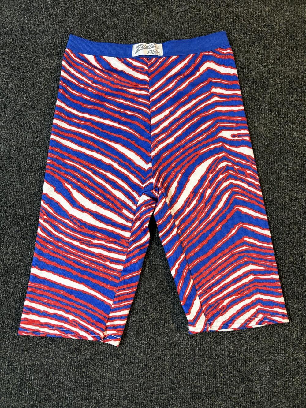 Bike Zubaz Shorts Mens M Multicolor Animal Print Compression USA Cycling